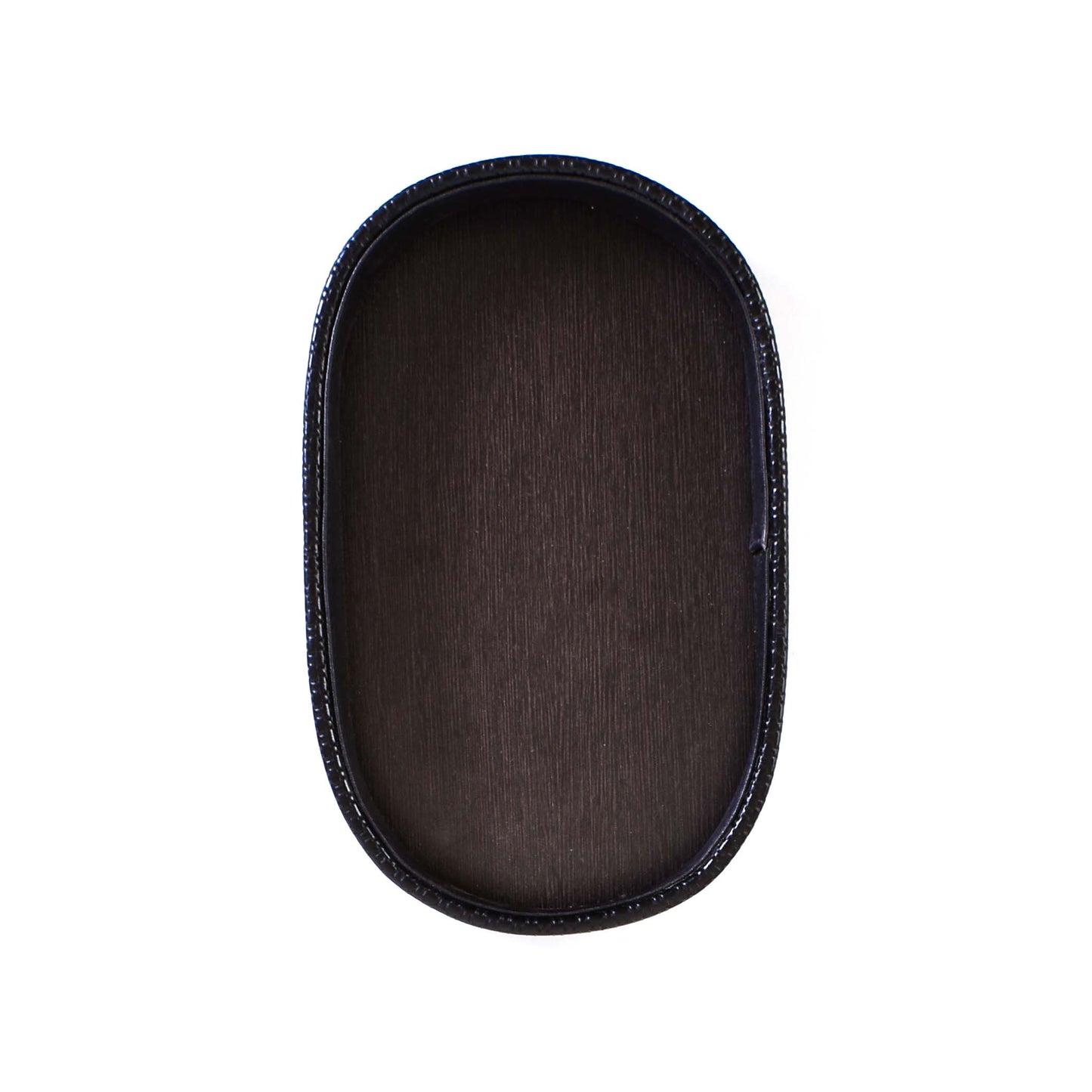Leatherette Towel/Vanity Tray | Black | Capsule Ichkan