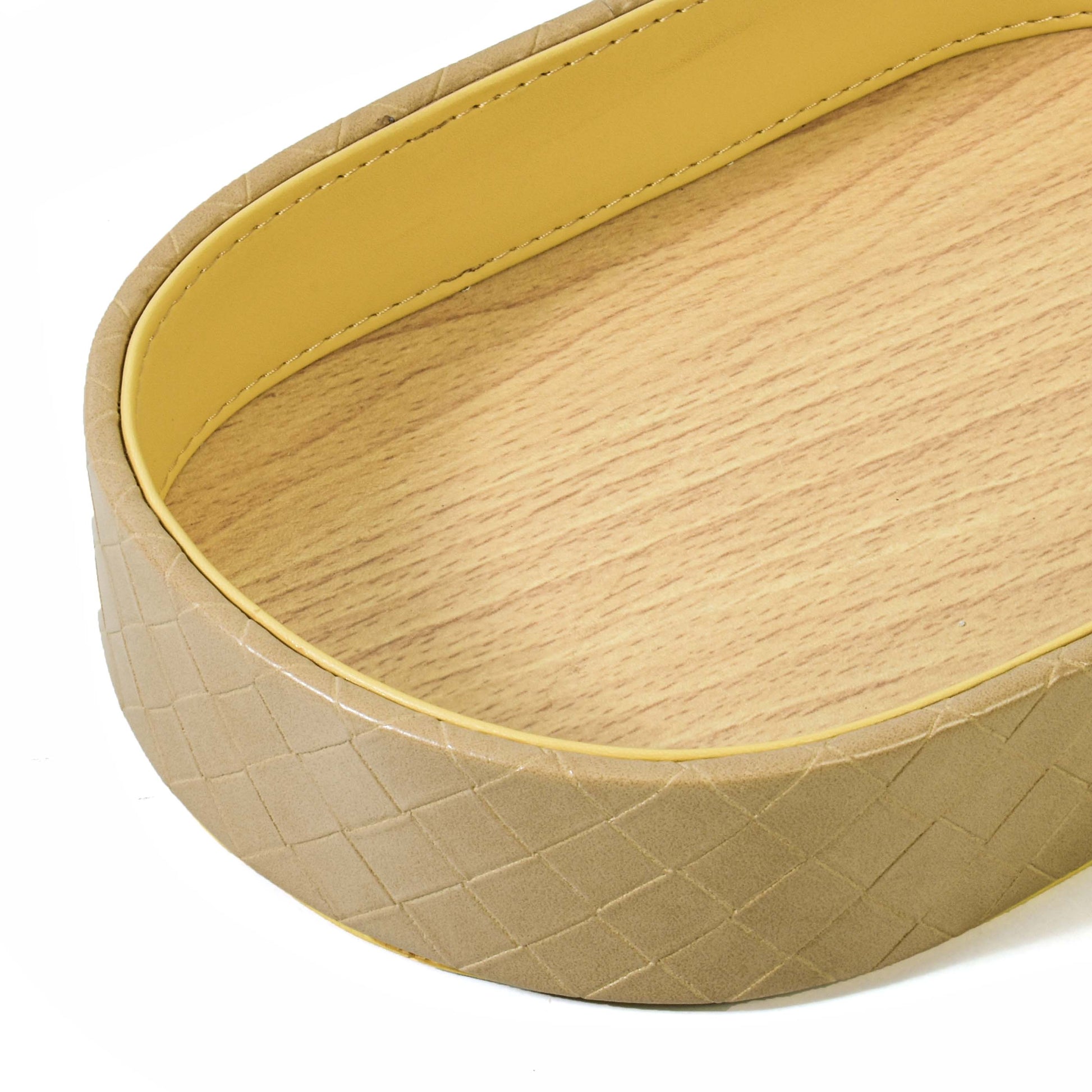 Leatherette Towel/Vanity Tray | Ivory | Capsule Ichkan
