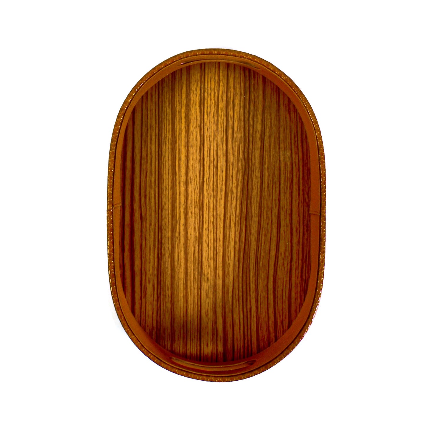 Leatherette Serving Tray Large | Tan | Capsule Ichkan