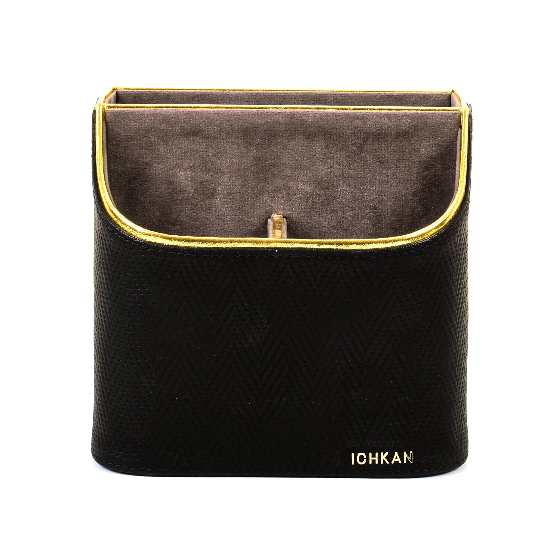 Leatherette Multi-Utility Rotating Holder Organiser | Black | Hamilton Ichkan