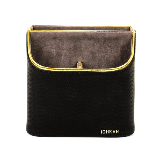 Leatherette Multi-Utility Rotating Holder Organiser | Black | Hamilton Ichkan