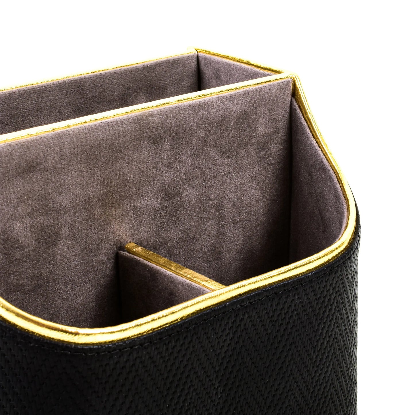 Leatherette Multi-Utility Rotating Holder Organiser | Black | Hamilton Ichkan