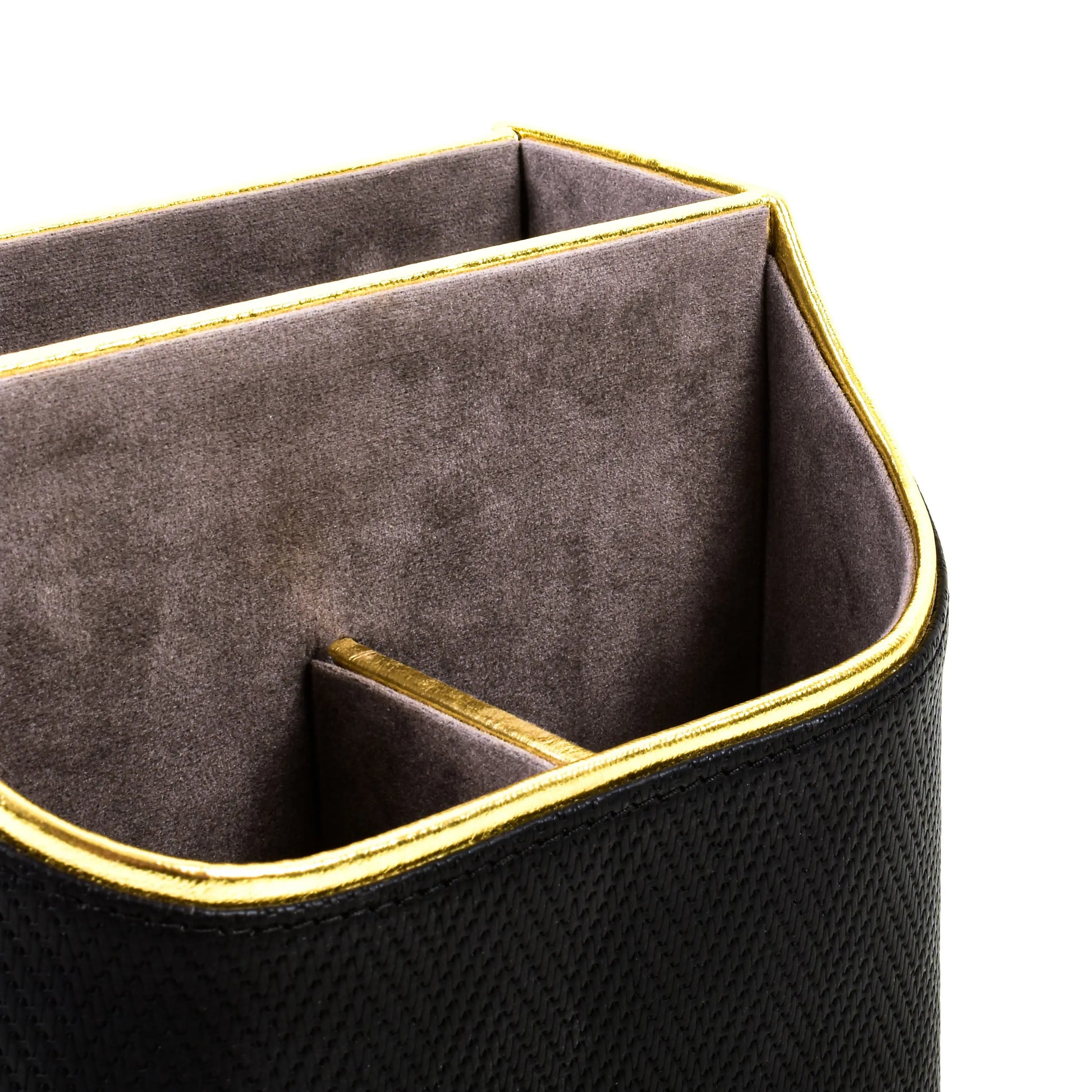 Leatherette Multi-Utility Rotating Holder Organiser | Black | Hamilton Ichkan