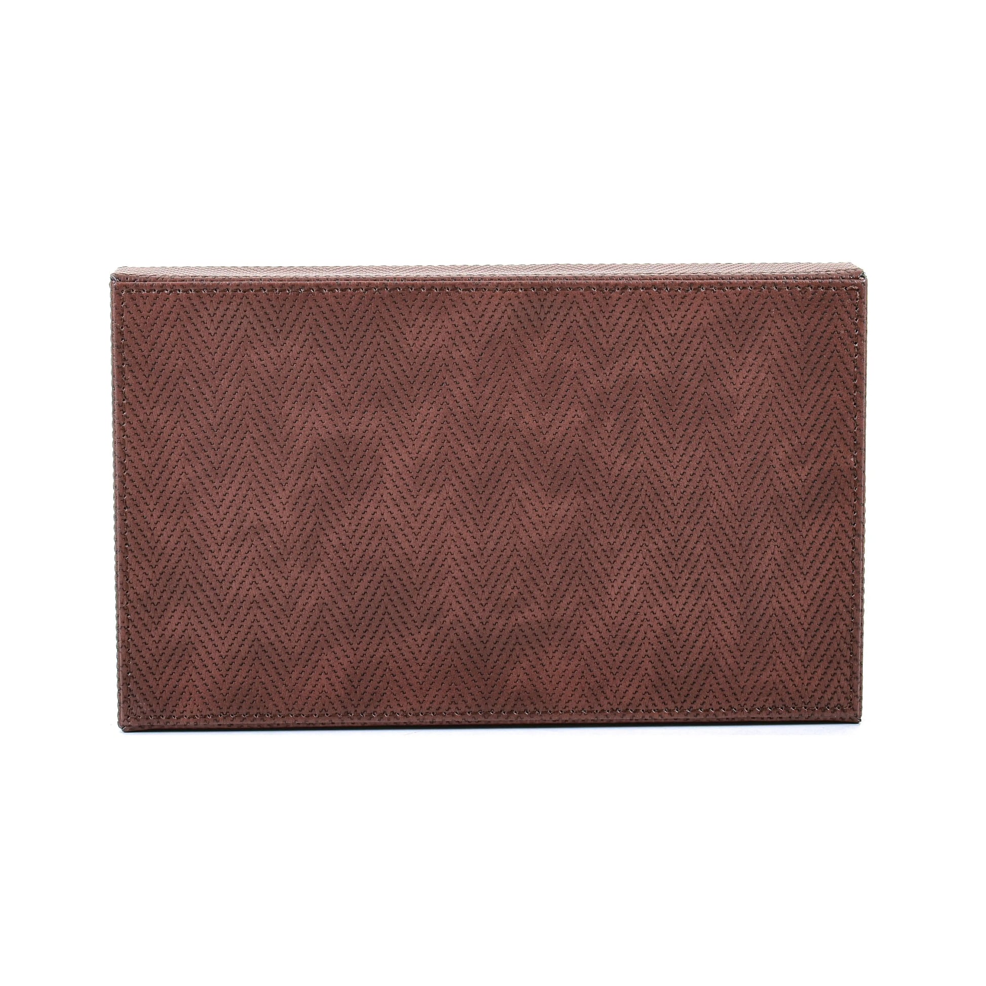 Leatherette Towel/Vanity Tray | Brown | Hamilton Ichkan