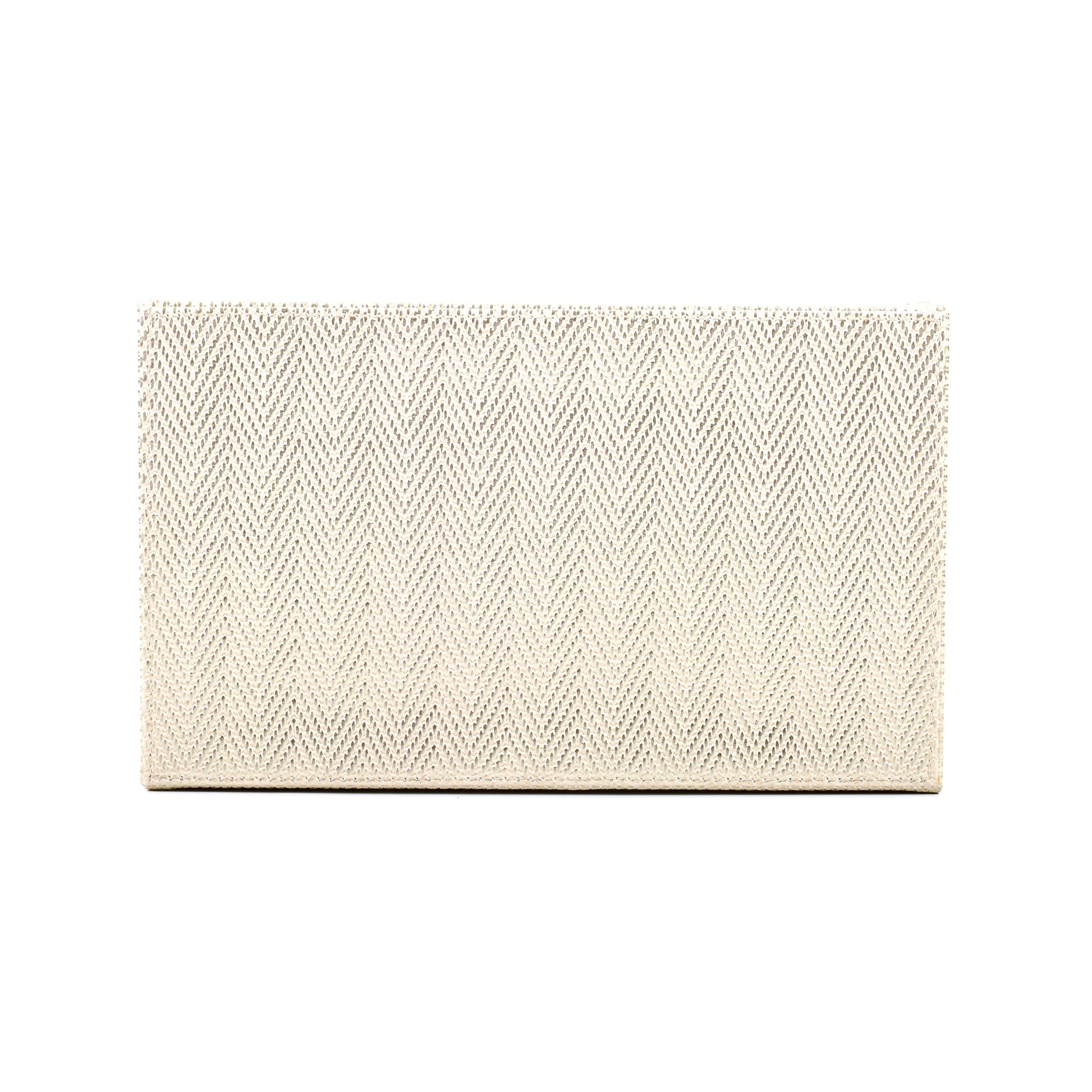 Leatherette Towel/Vanity Tray | White Gold | Hamilton Ichkan
