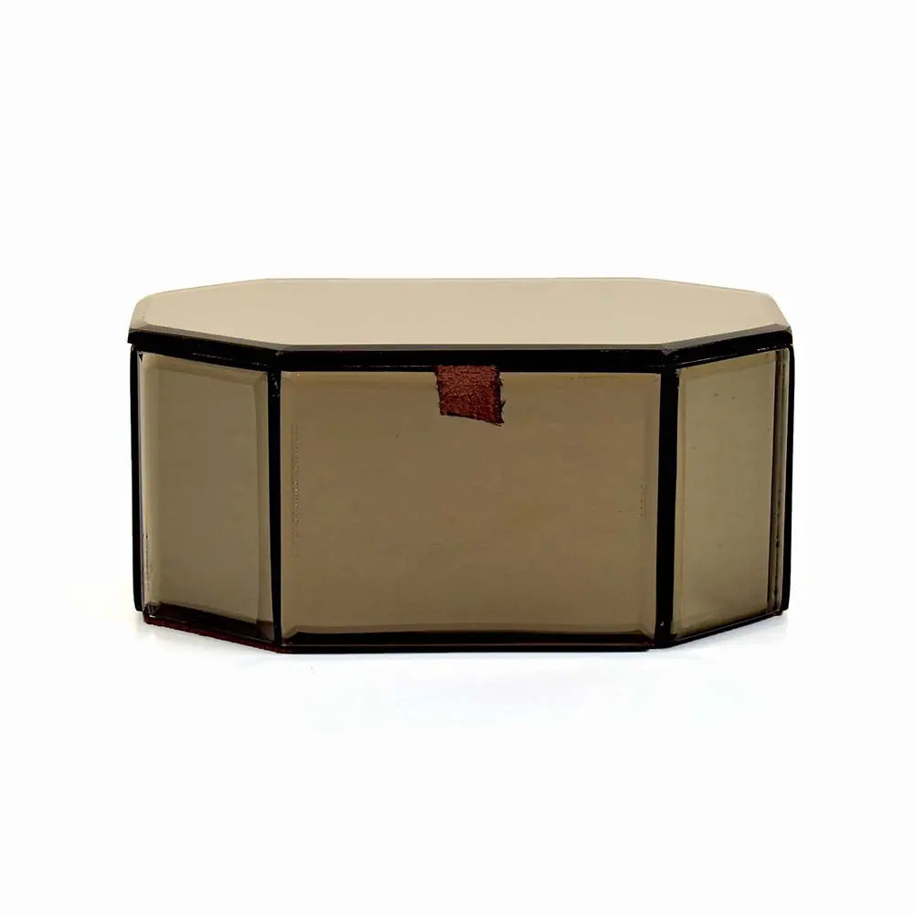 Mirror Multi Purpose Organiser Box I Brown | O'gon ICHKAN