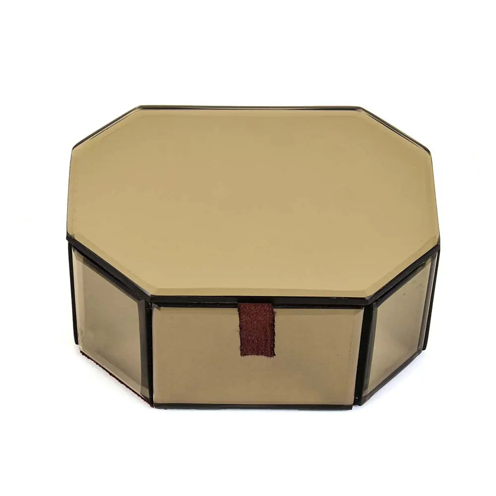 Mirror Multi Purpose Organiser Box I Brown | O'gon ICHKAN