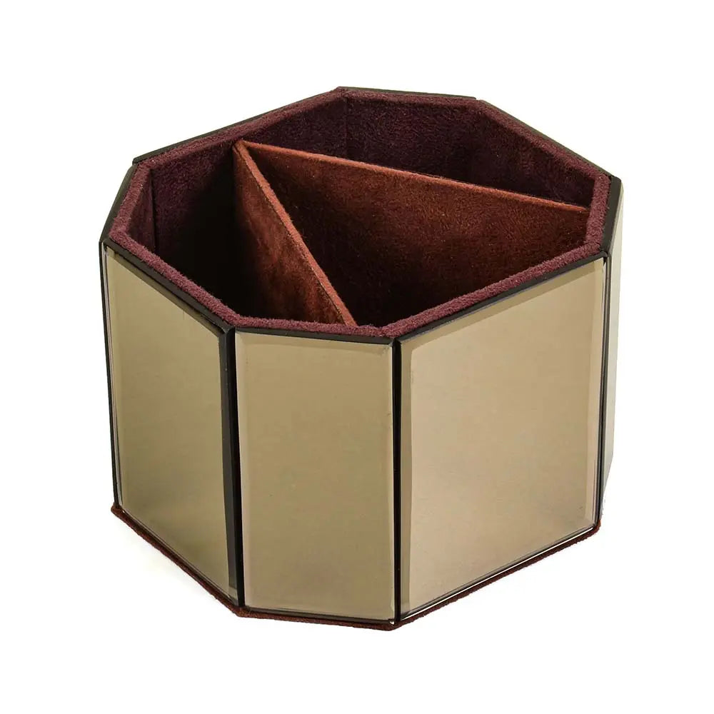 Mirror Multi-Utility Bathroom Organiser I Brown | O'gon ICHKAN