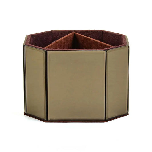 Mirror Multi-Utility Bathroom Organiser I Brown | O'gon ICHKAN