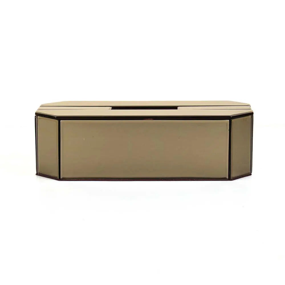 Mirror Tissue Box Holder | Brown | O'gon ICHKAN