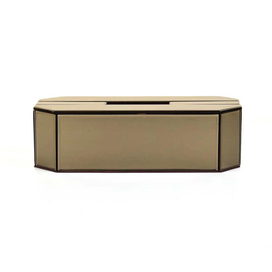 Mirror Tissue Box Holder | Brown | O'gon ICHKAN