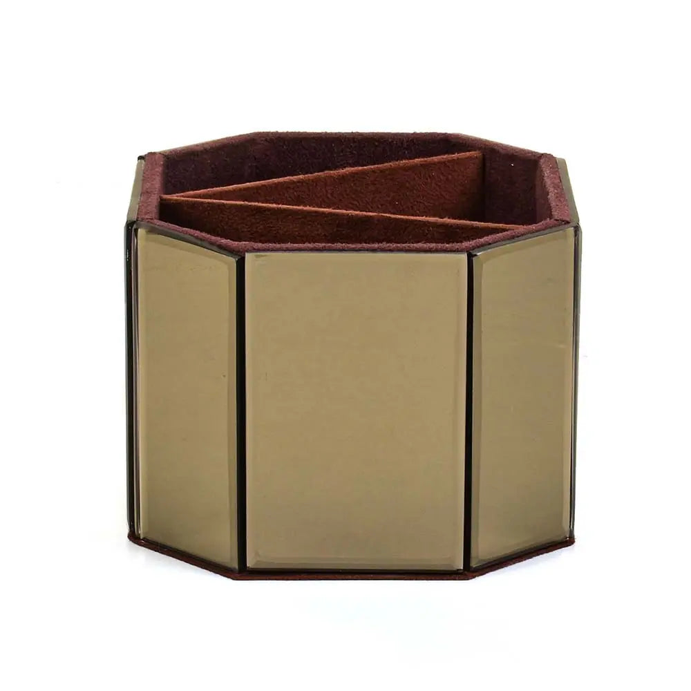 Mirror Multi-Utility Bathroom Organiser I Brown | O'gon ICHKAN