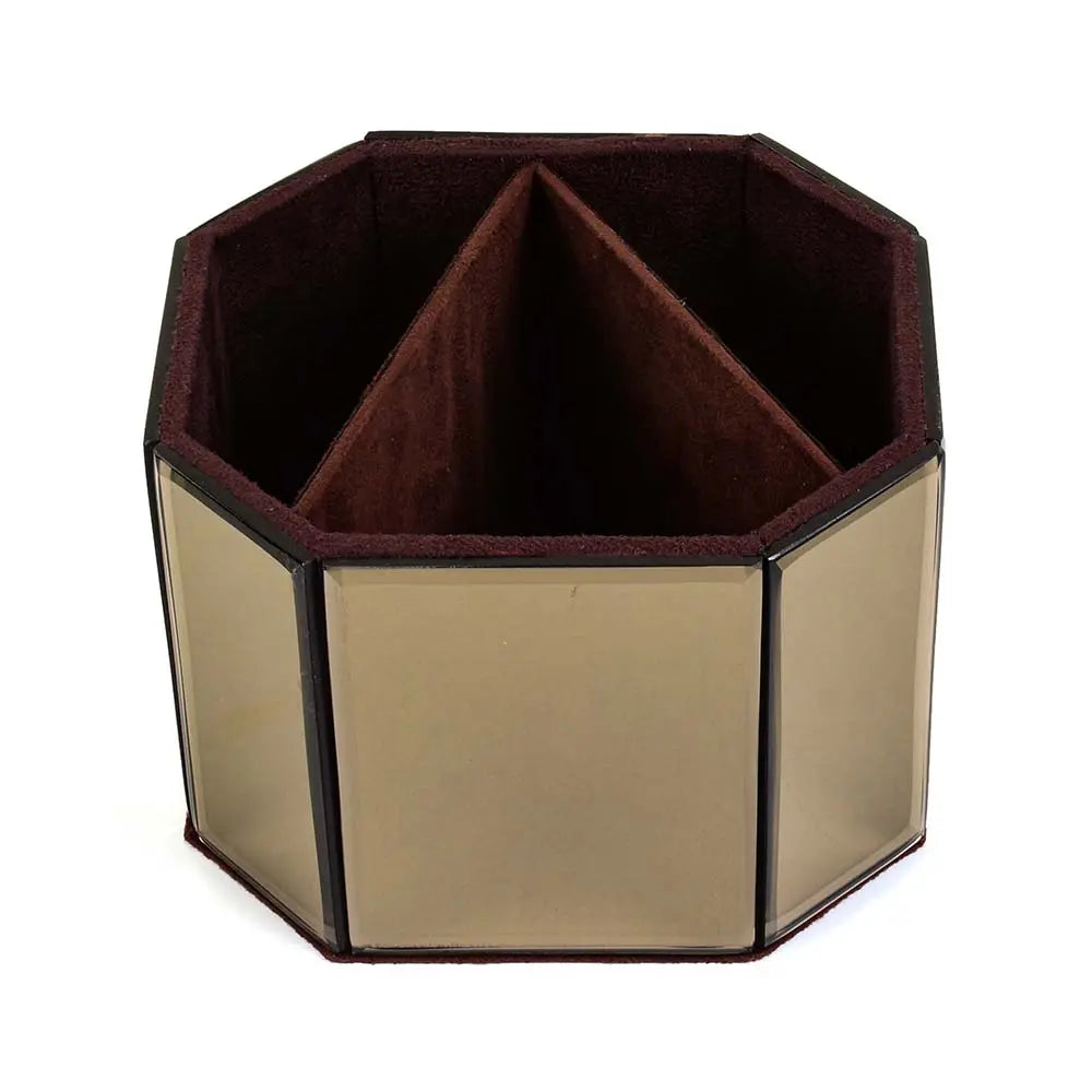 Mirror Multi-Utility Bathroom Organiser I Brown | O'gon ICHKAN