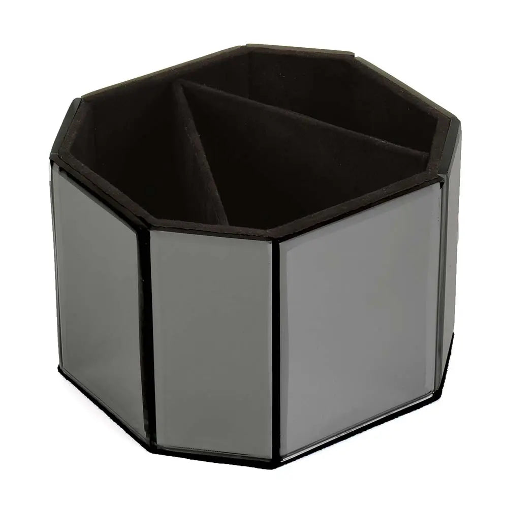 Mirror Multi-Utility Bathroom Organiser I Smokey Black | O'gon ICHKAN
