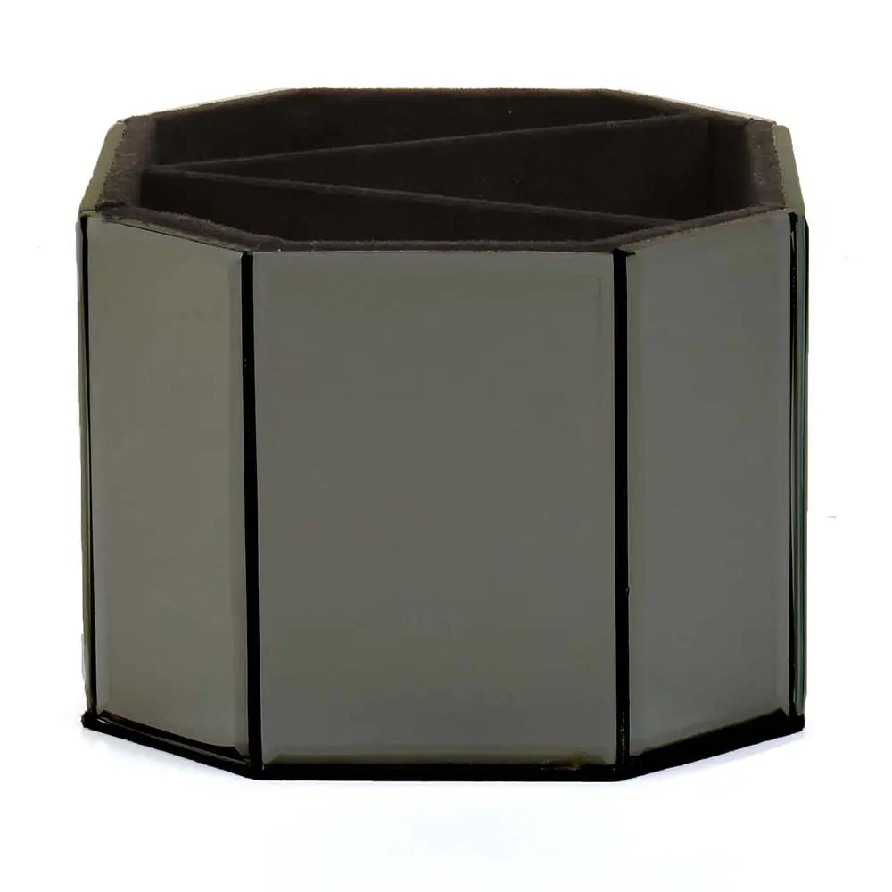 Mirror Multi-Utility Bathroom Organiser I Smokey Black | O'gon ICHKAN