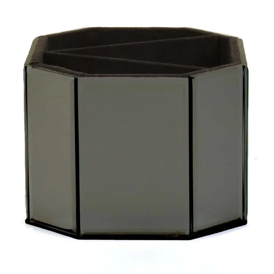 Mirror Multi-Utility Bathroom Organiser I Smokey Black | O'gon ICHKAN