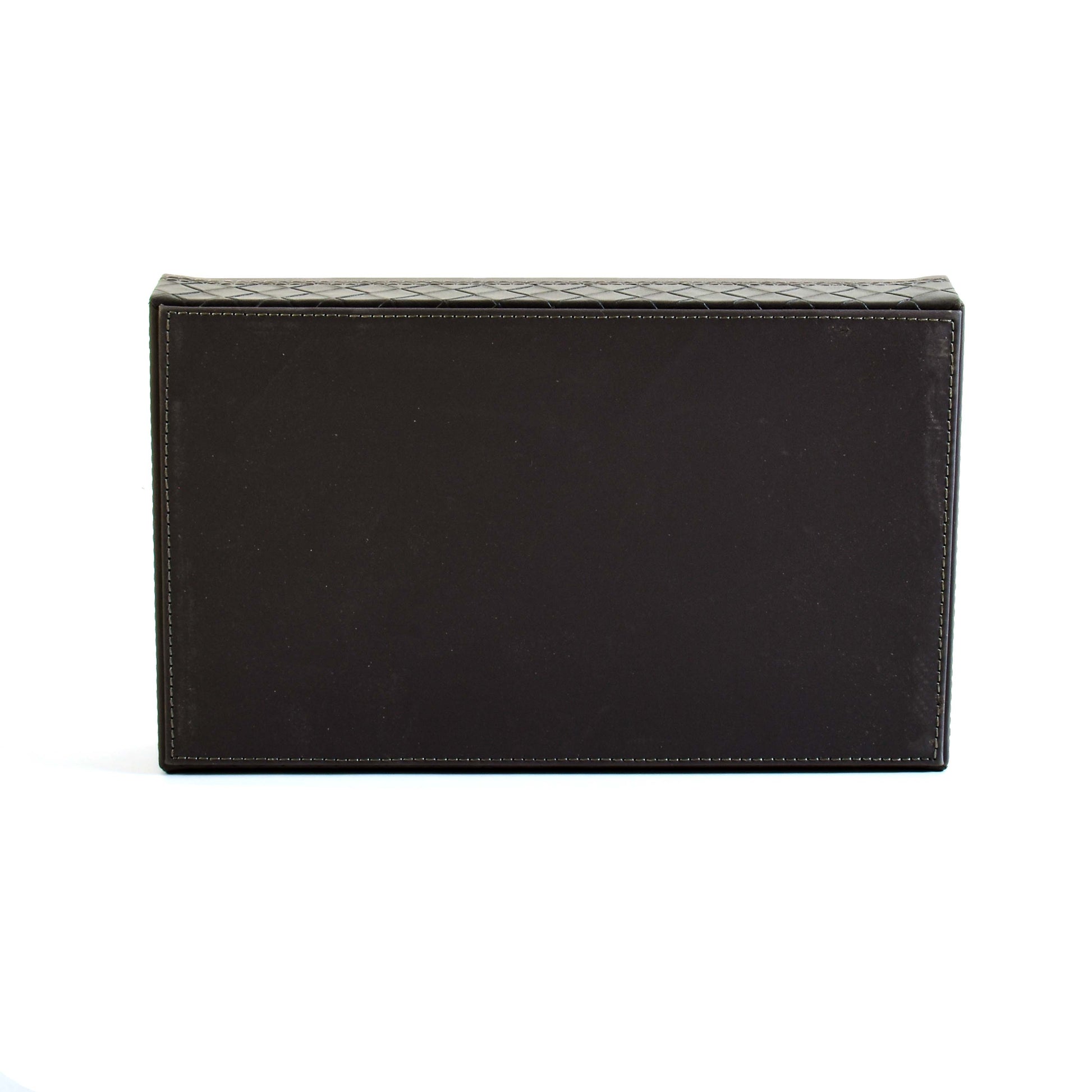 Leatherette Towel/Vanity Tray | Grey | Rubix Ichkan