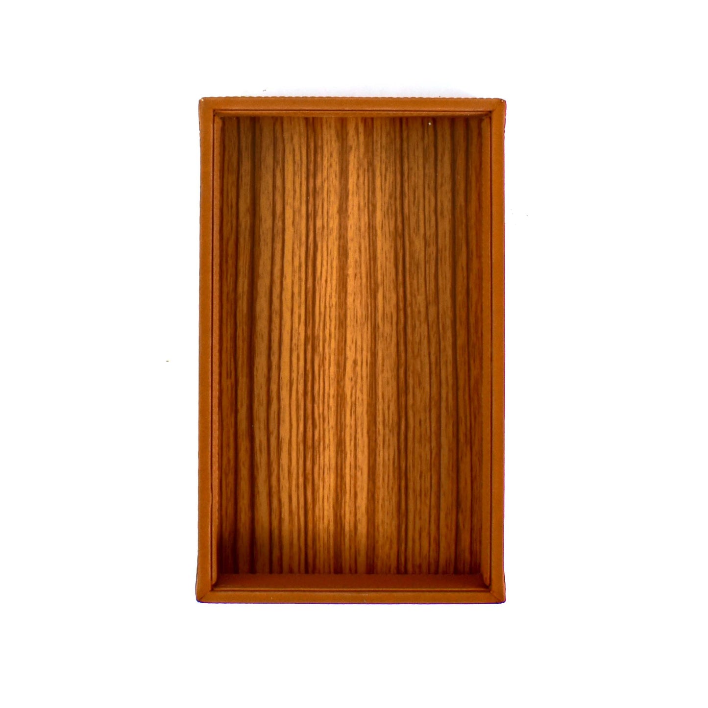 Leatherette Towel/Vanity Tray | Tan | Rubix Ichkan