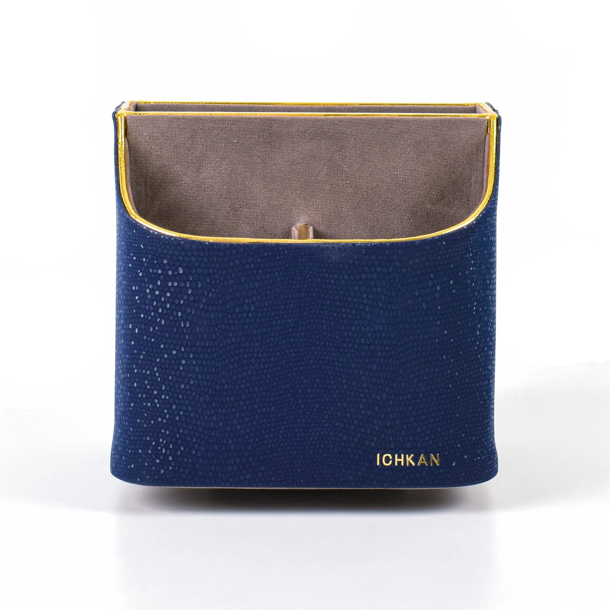 Leatherette Multi-Utility Rotating Holder Organiser | Blue | Serpentine Ichkan
