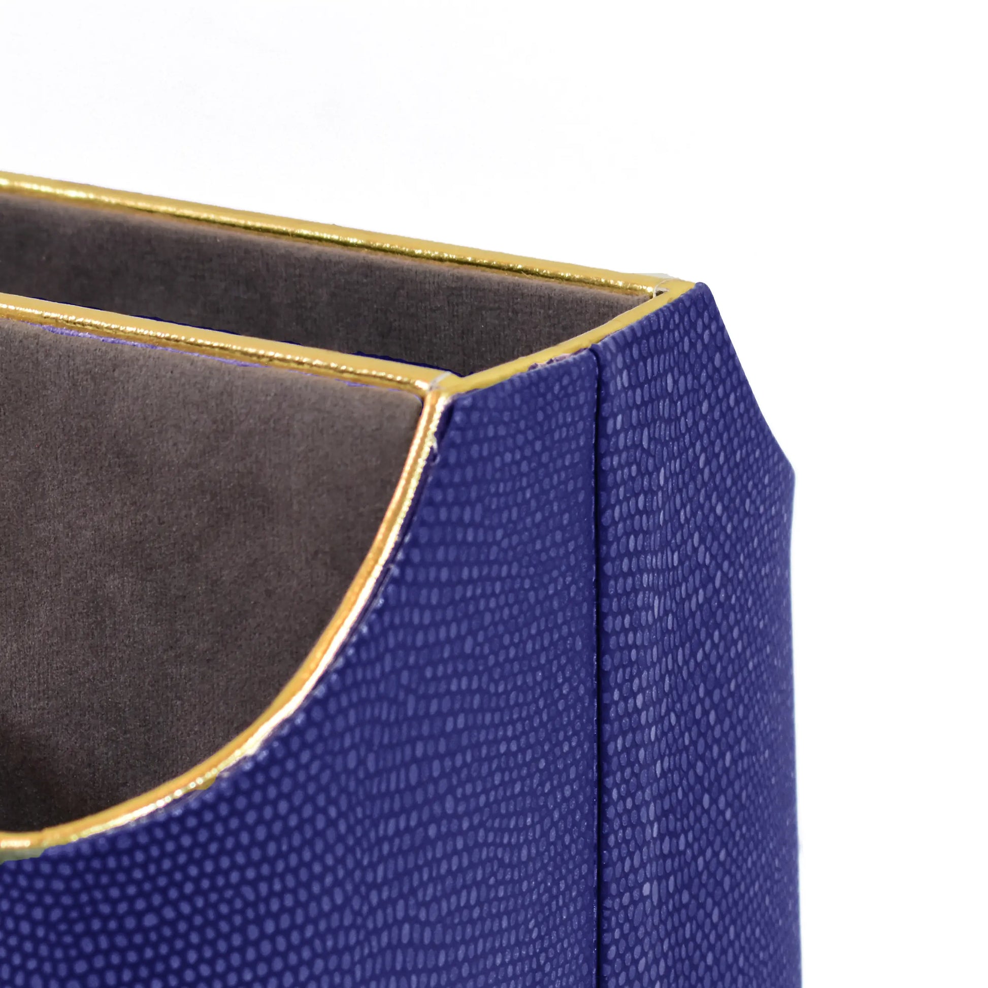 Leatherette Multi-Utility Rotating Holder Organiser | Blue | Serpentine Ichkan