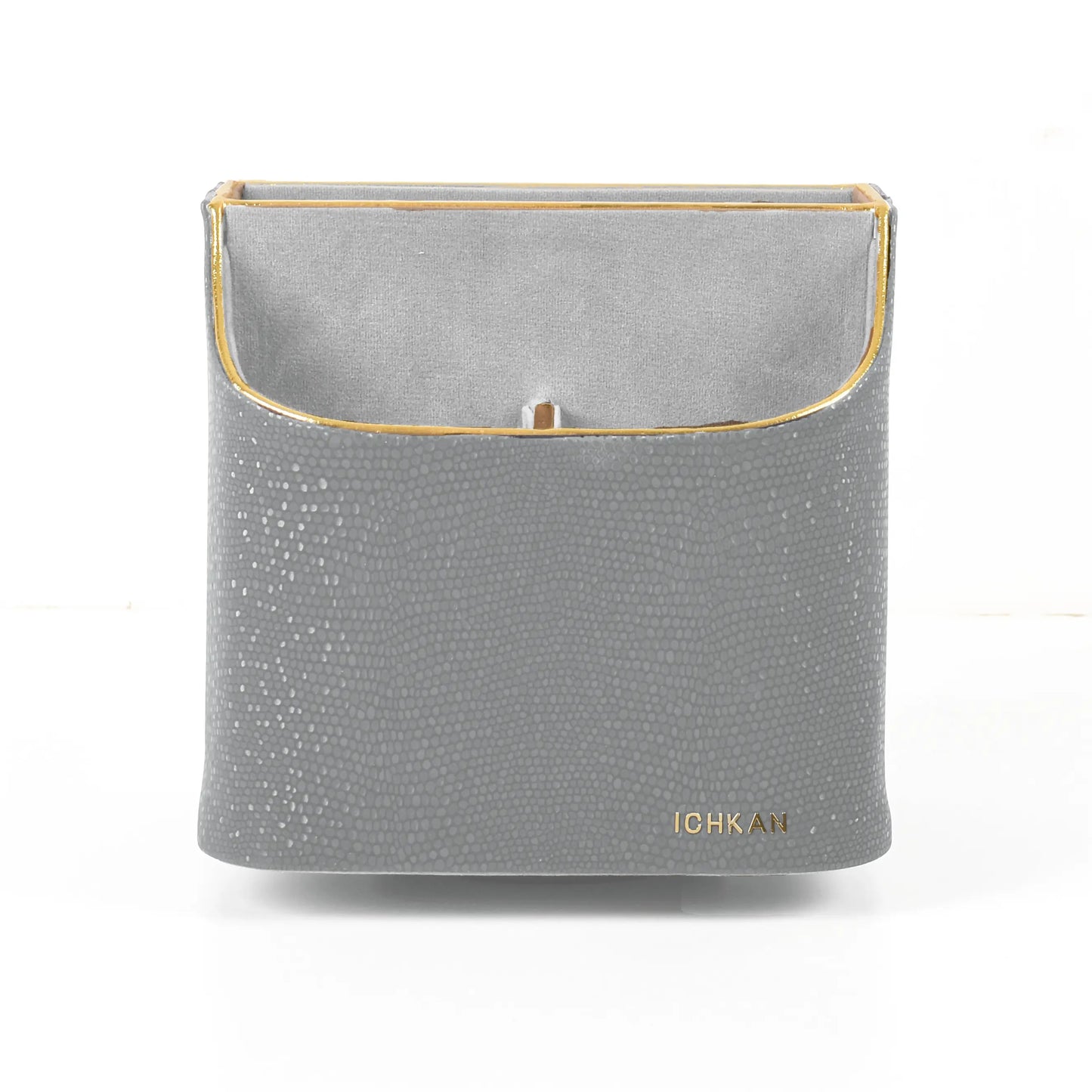 Leatherette Multi-Utility Rotating Holder Organiser | Grey | Serpentine Ichkan