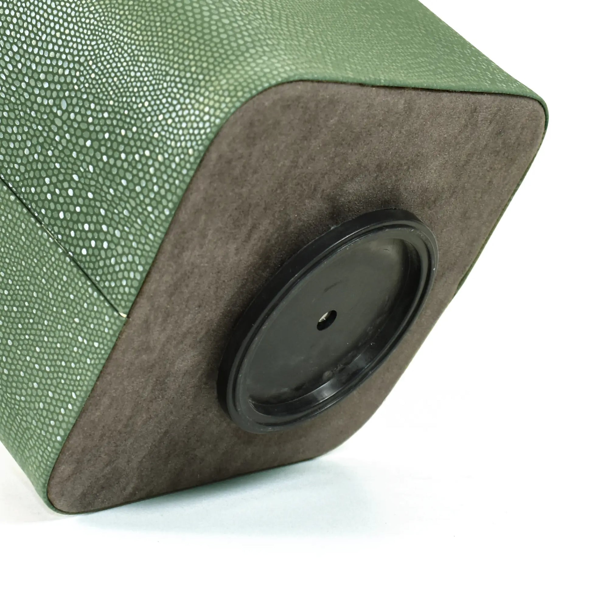 Leatherette Multi-Utility Rotating Holder Organiser | Olive Green | Serpentine Ichkan
