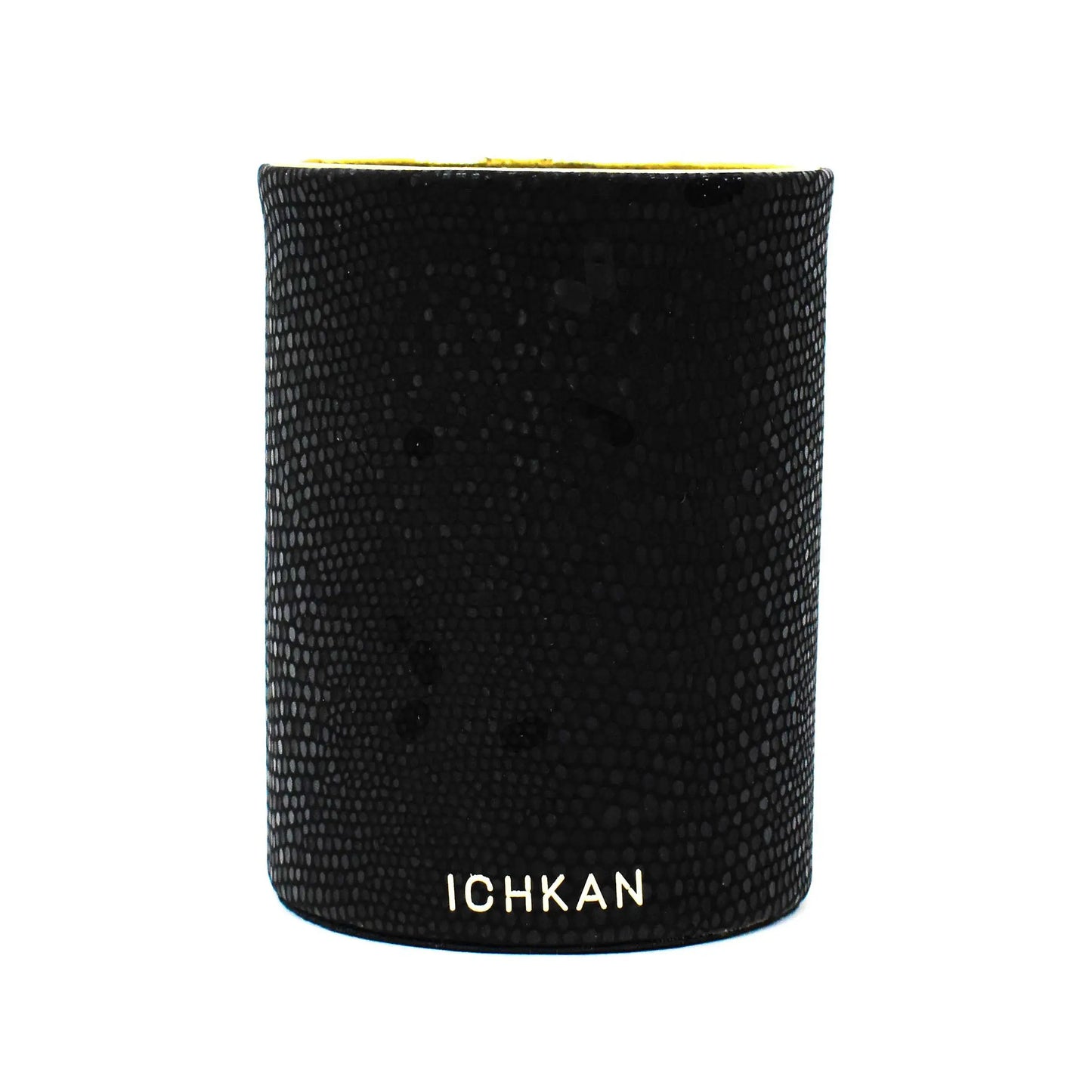Leatherette Circular Pen/Brush Holder | Black | Serpentine Ichkan