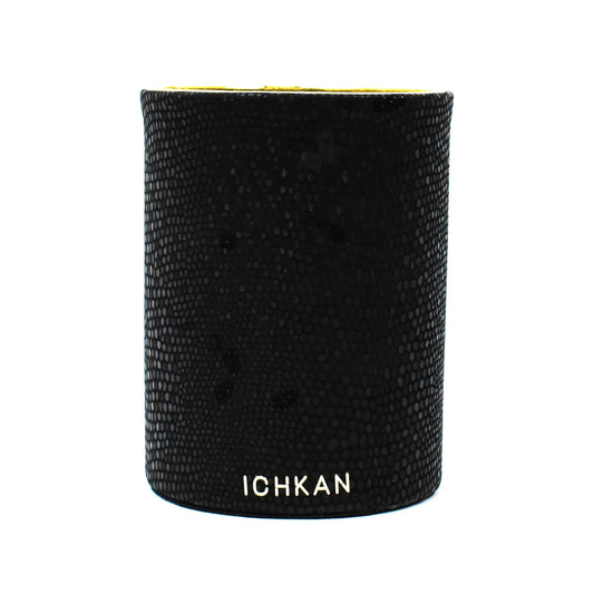 Leatherette Circular Pen/Brush Holder | Black | Serpentine Ichkan