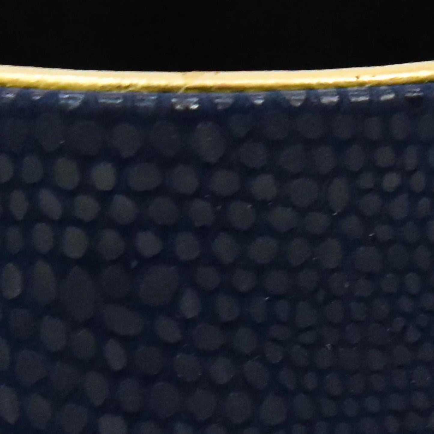 Leatherette Circular Pen/Brush Holder | Blue | Serpentine Ichkan