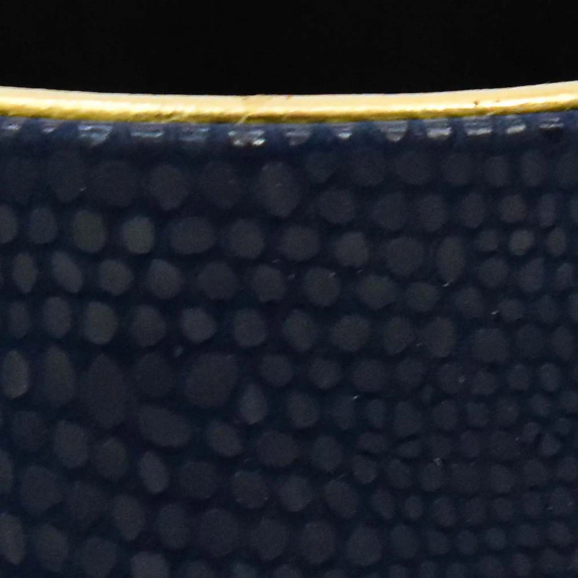 Leatherette Circular Pen/Brush Holder | Blue | Serpentine Ichkan
