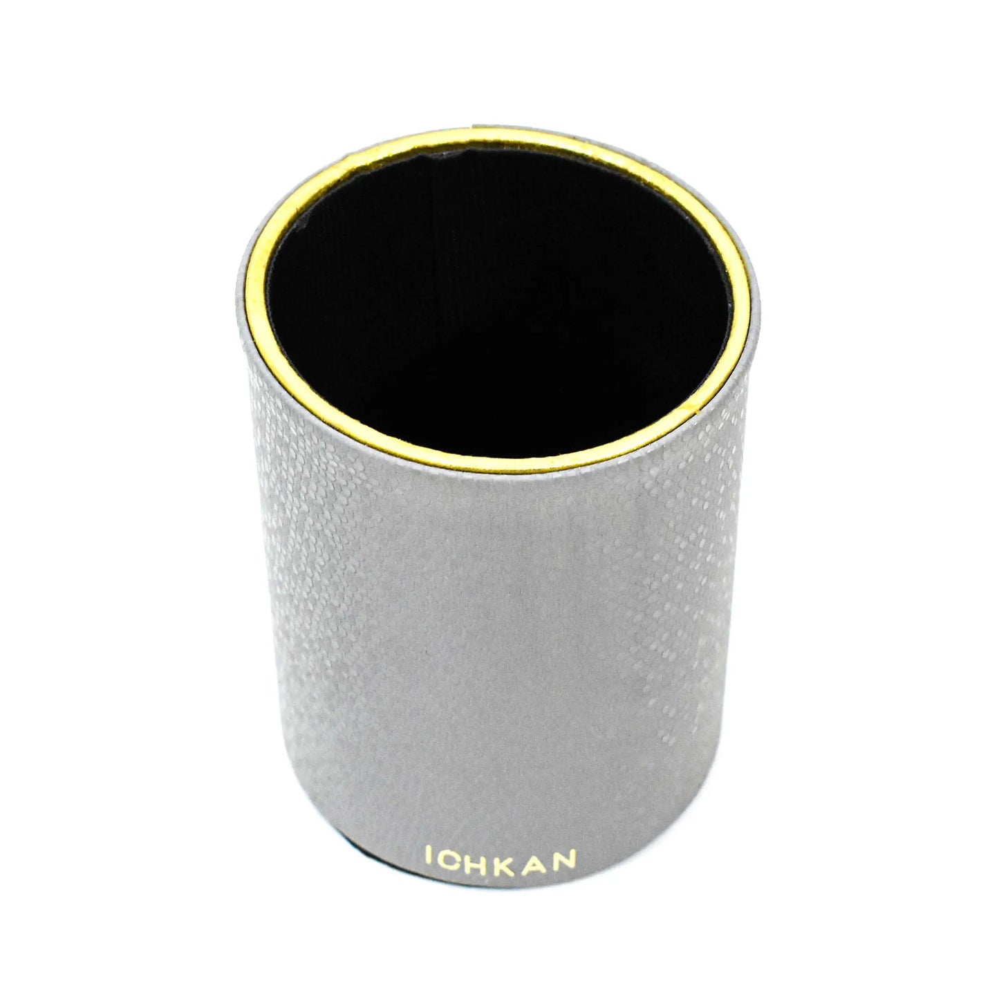 Leatherette Circular Pen/Brush Holder | Grey | Serpentine Ichkan
