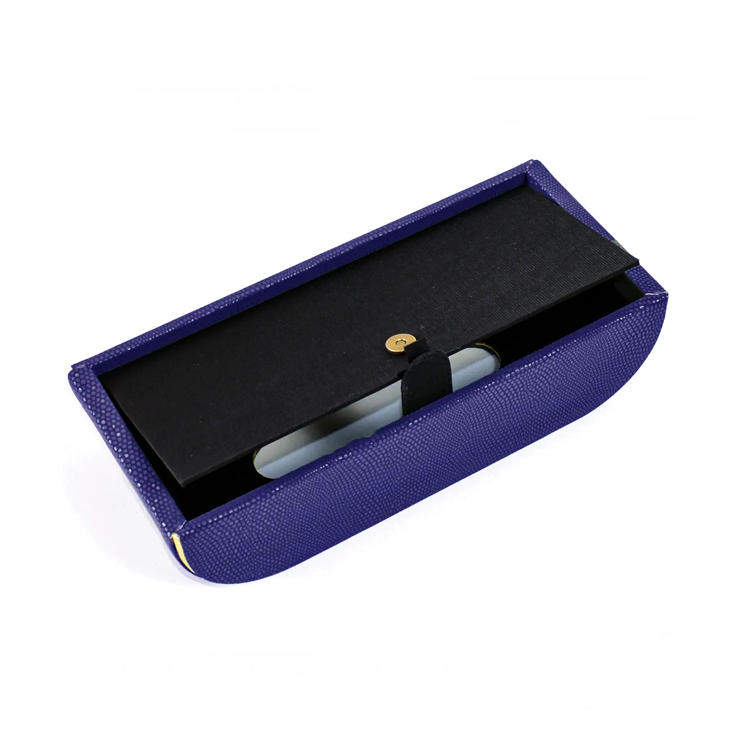 Leatherette Curve Tissue Holder | Blue | Serpentine Ichkan