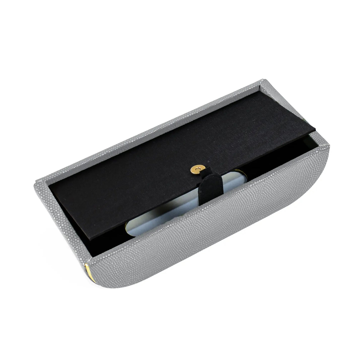 Leatherette Curve Tissue Holder | Grey | Serpentine Ichkan