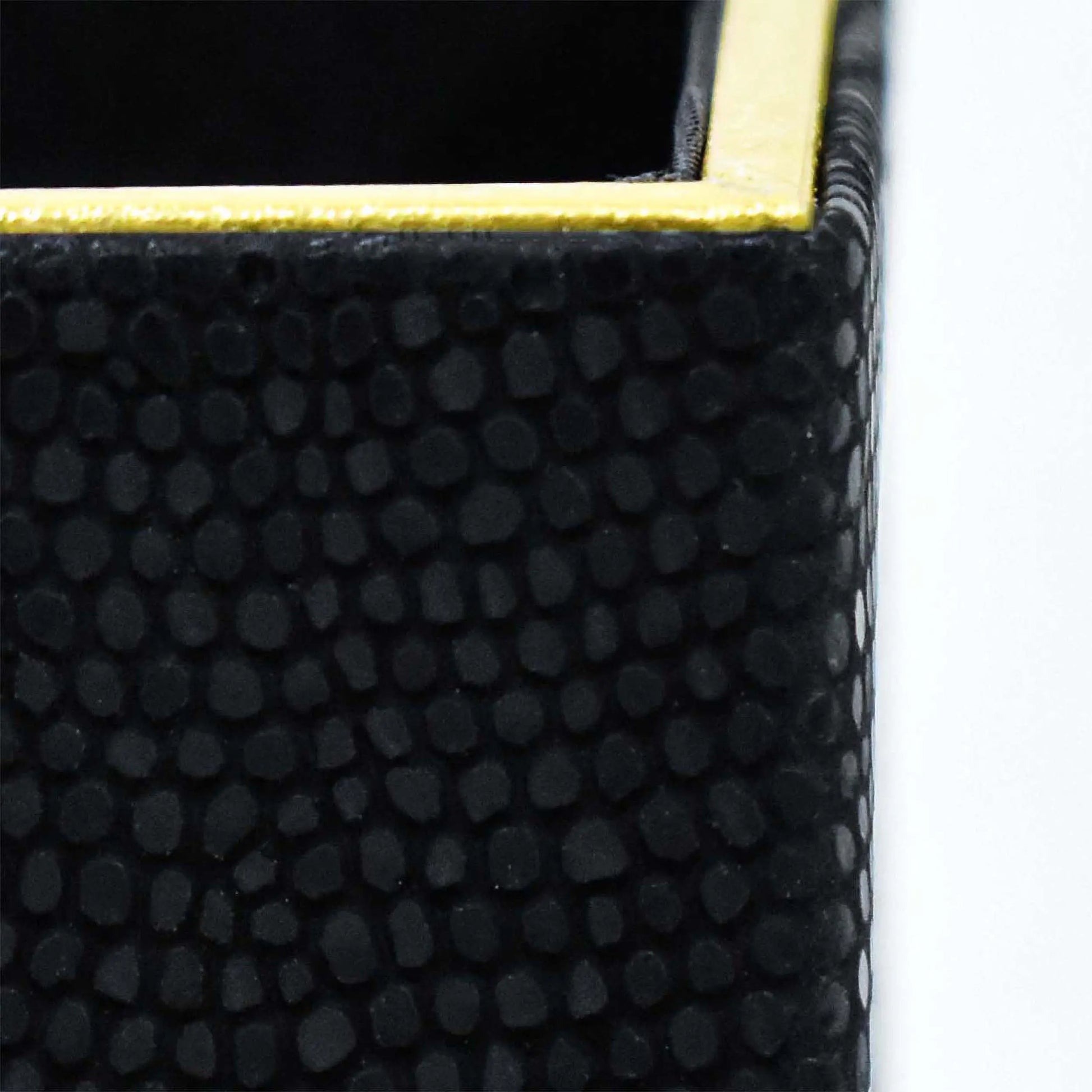 Leatherette Square Pen/Brush Holder | Black | Serpentine Ichkan