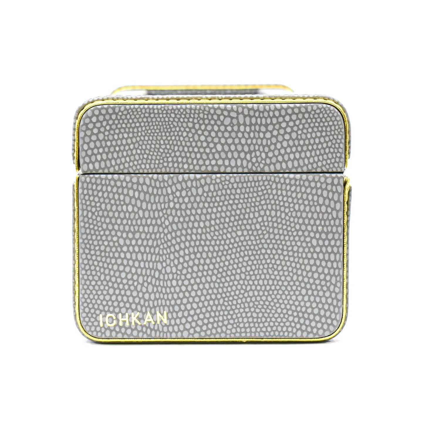 Leatherette Watch Storage and Organiser Box 4 Partition | Grey | Serpentine Ichkan