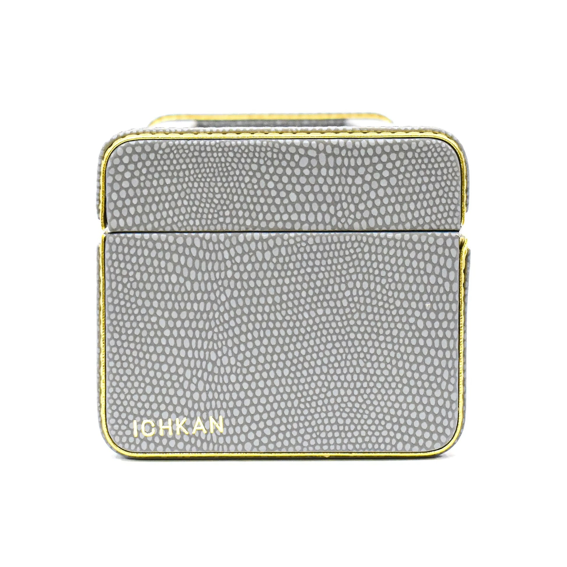Leatherette Watch Storage and Organiser Box 4 Partition | Grey | Serpentine Ichkan