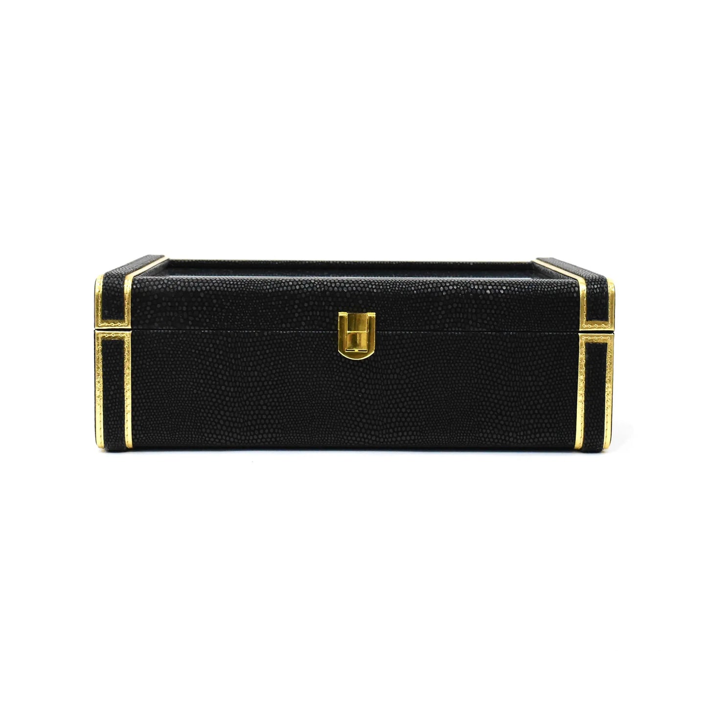 Leatherette Watch Storage and Organiser Box 8 Partition | Black | Serpentine Ichkan