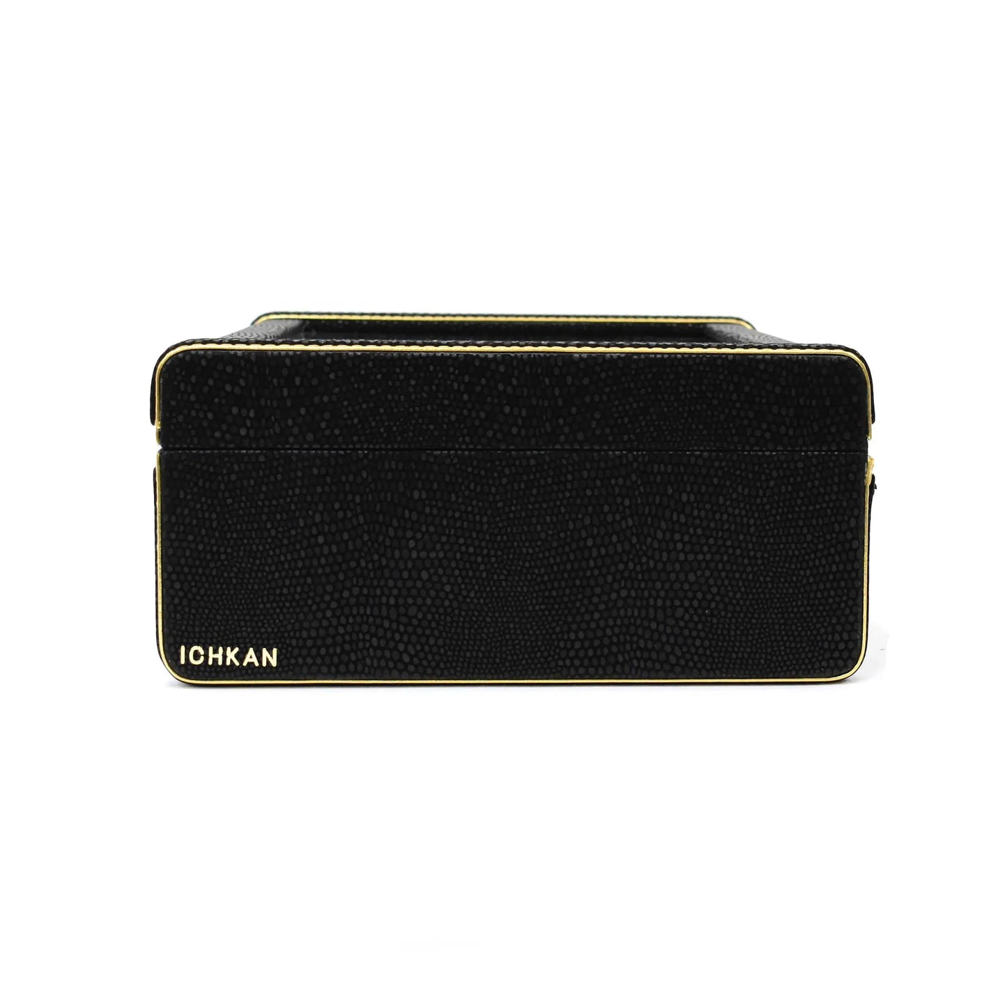 Leatherette Watch Storage and Organiser Box 8 Partition | Black | Serpentine Ichkan