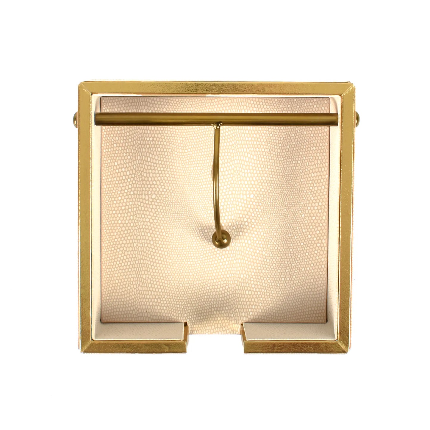 Leatherette Weight Tissue Holder | Ivory | Serpentine Ichkan