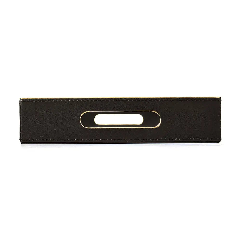 Leatherette Rectangle Serving Tray Large | Black | V'eve ICHKAN
