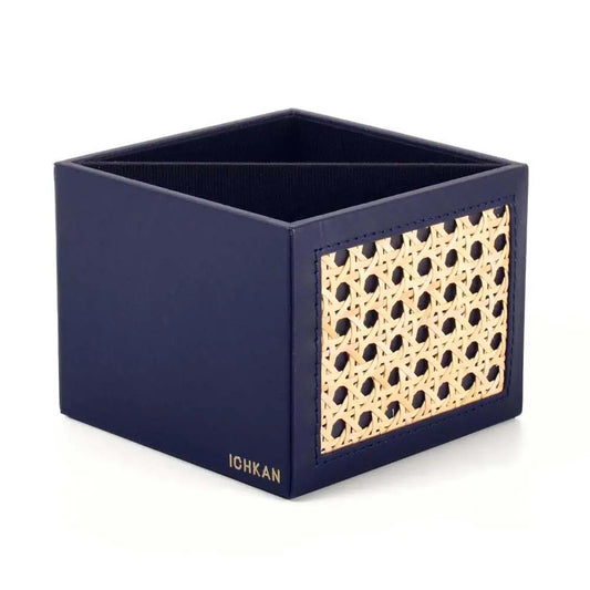 Leatherette Cosmetic/Pen Holder I Midnight Blue | Willow ICHKAN