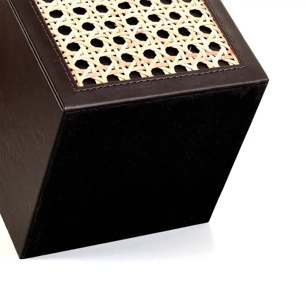 Leatherette Cosmetic/Pen Holder I Dark Brown | Willow ICHKAN