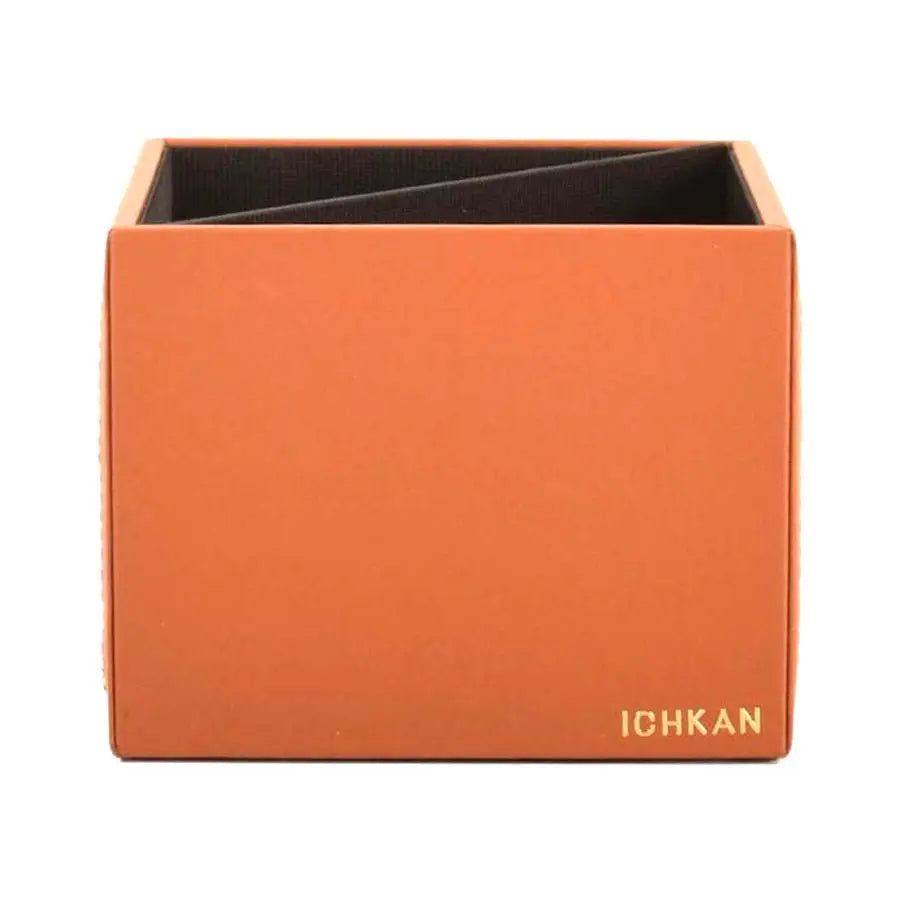 Leatherette Cosmetic/Pen Holder I Tan | Willow ICHKAN
