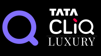 Tata CLiQ Luxury logo on a black background