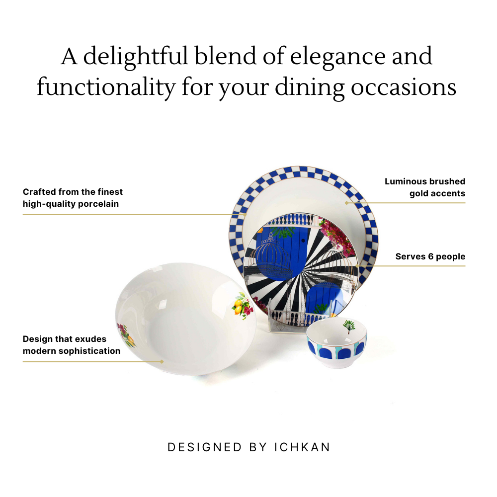 27 Pc Dinner set | Amalfi | Ichkan Roots