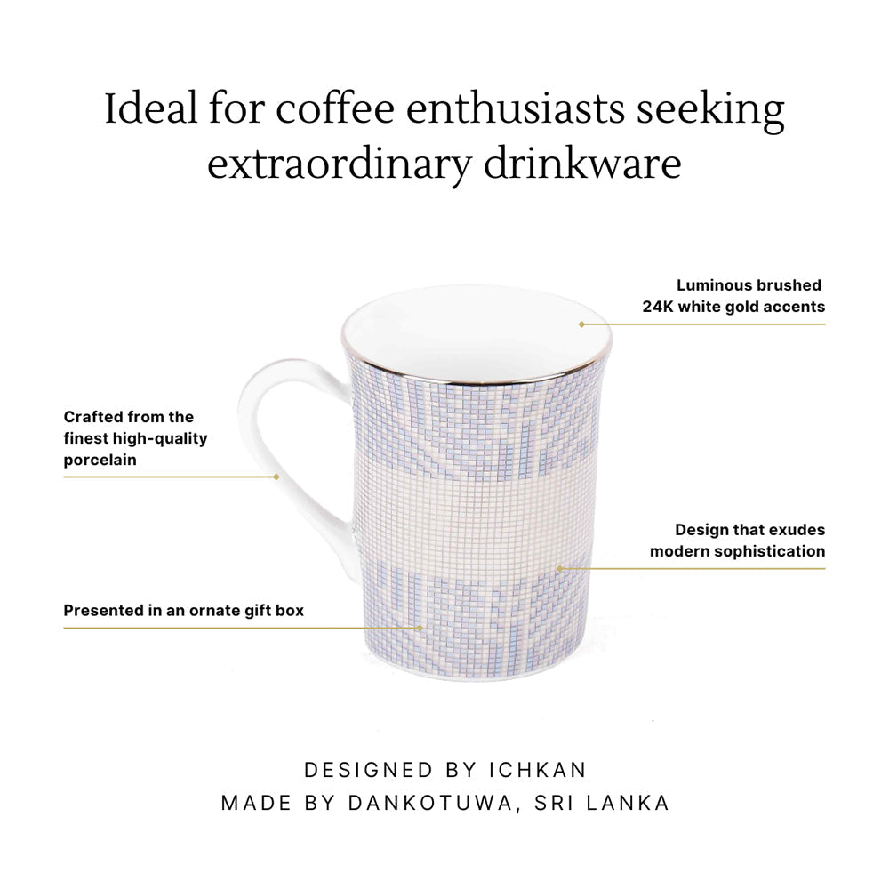 Classic Coffee Mug Set of 2 | Grey | Argento ICHKAN by Day To Day