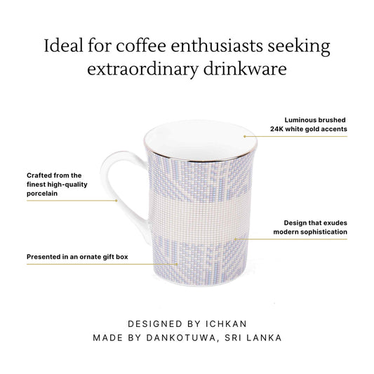 Classic Coffee Mug Set of 2 | Grey | Argento ICHKAN by Day To Day