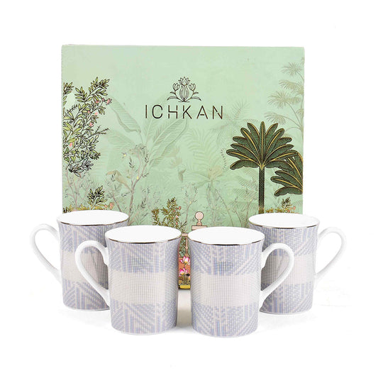 Classic Coffee Mug Set of 4 | Grey | Argento ICHKAN by Day To Day