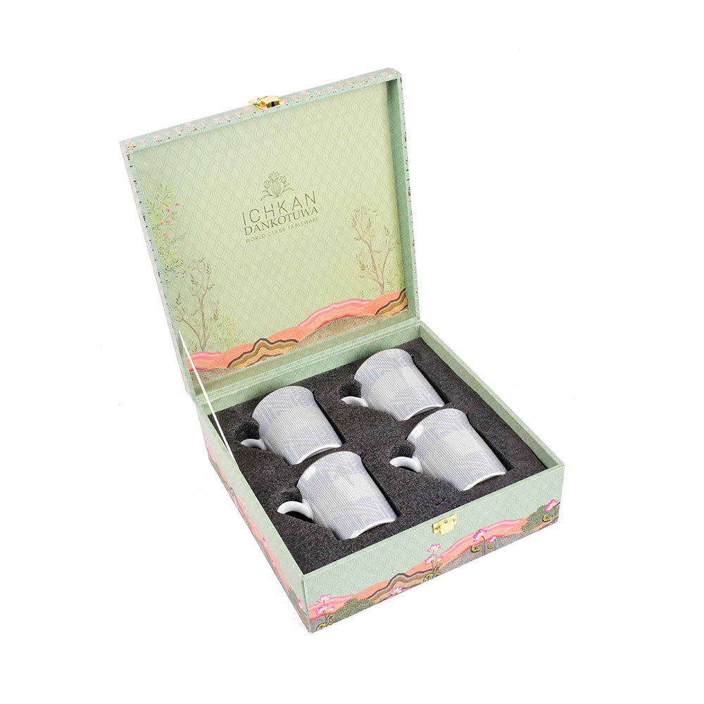 Classic Coffee Mug Set of 4 | Grey | Argento ICHKAN by Day To Day