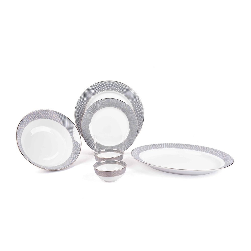21 pc Dinner set | Grey | Argento ICHKAN by Day To Day